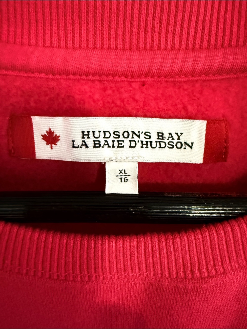 Hudson’s Bay Bright Pink "Kindness is Cool" Crewneck Sweatshirt - Picture 2 of 8